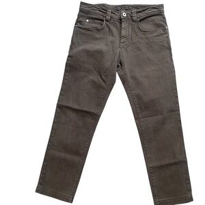 Loro Piana Italy Brown Straight Denim Jeans 5 Pocket Preowned Size 32 X 25